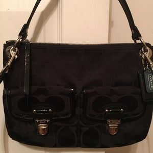 Coach Poppy Signature Satchel/Cross Body